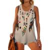 image:imageWomens Tank Tops Racerback Loose Shirts for Women Summer50feather Necklace