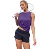 image:imageWomens Workout Tank Tops Lightweight Sleeveless Shirts for Women Loose Fit Tops for Athletic Running Tennis YogaDark Purple