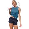 image:imageWomens Workout Tank Tops Lightweight Sleeveless Shirts for Women Loose Fit Tops for Athletic Running Tennis YogaDeep Blue