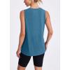 image:imageWomens Workout Tank Tops Lightweight Sleeveless Shirts for Women Loose Fit Tops for Athletic Running Tennis YogaDeep Blue