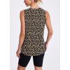 image:imageWomens Workout Tank Tops Lightweight Sleeveless Shirts for Women Loose Fit Tops for Athletic Running Tennis YogaLeopard