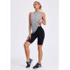 image:imageWomens Workout Tank Tops Lightweight Sleeveless Shirts for Women Loose Fit Tops for Athletic Running Tennis YogaLight Gray