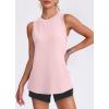 image:imageWomens Workout Tank Tops Lightweight Sleeveless Shirts for Women Loose Fit Tops for Athletic Running Tennis YogaLight Pink