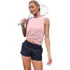 image:imageWomens Workout Tank Tops Lightweight Sleeveless Shirts for Women Loose Fit Tops for Athletic Running Tennis YogaLight Pink