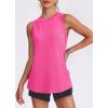 image:imageWomens Workout Tank Tops Lightweight Sleeveless Shirts for Women Loose Fit Tops for Athletic Running Tennis YogaPink