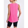image:imageWomens Workout Tank Tops Lightweight Sleeveless Shirts for Women Loose Fit Tops for Athletic Running Tennis YogaPink