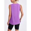 image:imageWomens Workout Tank Tops Lightweight Sleeveless Shirts for Women Loose Fit Tops for Athletic Running Tennis YogaPurple