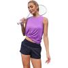 image:imageWomens Workout Tank Tops Lightweight Sleeveless Shirts for Women Loose Fit Tops for Athletic Running Tennis YogaPurple