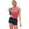 image:imageWomens Workout Tank Tops Lightweight Sleeveless Shirts for Women Loose Fit Tops for Athletic Running Tennis YogaRed