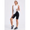 image:imageWomens Workout Tank Tops Lightweight Sleeveless Shirts for Women Loose Fit Tops for Athletic Running Tennis YogaWhite 1