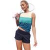 image:imageWomens Workout Tank Tops Lightweight Sleeveless Shirts for Women Loose Fit Tops for Athletic Running Tennis YogaWhite Green Blue