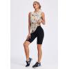 image:imageWomens Workout Tank Tops Lightweight Sleeveless Shirts for Women Loose Fit Tops for Athletic Running Tennis YogaZfloral Khaki