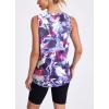 image:imageWomens Workout Tank Tops Lightweight Sleeveless Shirts for Women Loose Fit Tops for Athletic Running Tennis YogaZtie Dye Floral