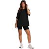image:imageOversized T Shirts for Women Summer Crewneck Short Sleeve Basic Tops Loose FitAblack