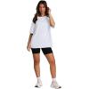 image:imageOversized T Shirts for Women Summer Crewneck Short Sleeve Basic Tops Loose FitBwhite