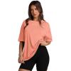 image:imageOversized T Shirts for Women Summer Crewneck Short Sleeve Basic Tops Loose FitEcoral