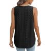 image:imageSummer Tops for Women Trendy V Neck Casaul Soft Basic Flowy Tunic Tops Black XL