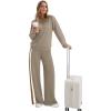 image:imageXIEERDUO 2 Piece Sets for Women Fall Fashion Must Have Teachers Airport Outfits 2025 Winter Clothing Lounge Sets SweatsuitsCoffee