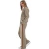 image:imageXIEERDUO 2 Piece Sets for Women Fall Fashion Must Have Teachers Airport Outfits 2025 Winter Clothing Lounge Sets SweatsuitsCoffee