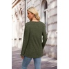 image:imageXIEERDUO Sweater for Women Winter Clothing Long Sleeve Shirts Fall FashionArmygreen
