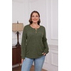 image:imageXIEERDUO Sweater for Women Winter Clothing Long Sleeve Shirts Fall FashionArmygreen
