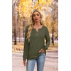 image:imageXIEERDUO Sweater for Women Winter Clothing Long Sleeve Shirts Fall FashionArmygreen