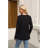 image:imageXIEERDUO Sweater for Women Winter Clothing Long Sleeve Shirts Fall FashionBlack