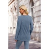 image:imageXIEERDUO Sweater for Women Winter Clothing Long Sleeve Shirts Fall FashionBlue