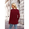 image:imageXIEERDUO Sweater for Women Winter Clothing Long Sleeve Shirts Fall FashionBurgundy