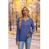 image:imageXIEERDUO Sweater for Women Winter Clothing Long Sleeve Shirts Fall FashionDark Blue