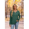 image:imageXIEERDUO Sweater for Women Winter Clothing Long Sleeve Shirts Fall FashionDark Green