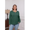 image:imageXIEERDUO Sweater for Women Winter Clothing Long Sleeve Shirts Fall FashionDark Green