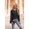 image:imageXIEERDUO Sweater for Women Winter Clothing Long Sleeve Shirts Fall FashionDark Grey