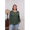 image:imageXIEERDUO Sweater for Women Winter Clothing Long Sleeve Shirts Fall FashionGreen