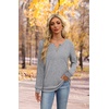 image:imageXIEERDUO Sweater for Women Winter Clothing Long Sleeve Shirts Fall FashionGrey