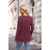 image:imageXIEERDUO Sweater for Women Winter Clothing Long Sleeve Shirts Fall FashionMaroon