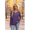 image:imageXIEERDUO Sweater for Women Winter Clothing Long Sleeve Shirts Fall FashionPurple