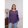 image:imageXIEERDUO Sweater for Women Winter Clothing Long Sleeve Shirts Fall FashionPurple