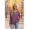image:imageXIEERDUO Sweater for Women Winter Clothing Long Sleeve Shirts Fall FashionPurple Red