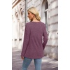 image:imageXIEERDUO Sweater for Women Winter Clothing Long Sleeve Shirts Fall FashionPurple Red