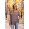 image:imageXIEERDUO Sweater for Women Winter Clothing Long Sleeve Shirts Fall FashionRosy Brown