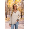 image:imageXIEERDUO Sweater for Women Winter Clothing Long Sleeve Shirts Fall FashionZapricot