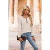 image:imageXIEERDUO Sweater for Women Winter Clothing Long Sleeve Shirts Fall FashionZapricot