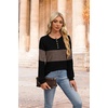 image:imageXIEERDUO Sweater for Women Winter Clothing Long Sleeve Shirts Fall FashionZblack
