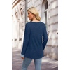 image:imageXIEERDUO Sweater for Women Winter Clothing Long Sleeve Shirts Fall FashionZnavy Blue