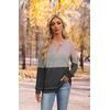 image:imageXIEERDUO Sweater for Women Winter Clothing Long Sleeve Shirts Fall FashionZpink Grey