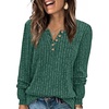 image:imageXIEERDUO Sweater for Women Winter Clothing Long Sleeve Shirts Fall FashionDark Green