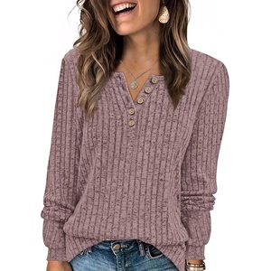 image:imageXIEERDUO Sweater for Women Winter Clothing Long Sleeve Shirts Fall FashionRosy Brown