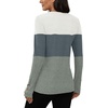 image:imageXIEERDUO Womens Sweaters Button Long Sleeve Shirts Fall Winter OutfitsWhite Green