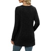 image:imageXIEERDUO Long Sleeve Shirts for Women Crewneck Tunic Tops Loose Fit Dressy Womens Sweaters with Pockets Fall Fashion 2026Black